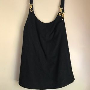 Are You Am I black ‘Keltie’ wool dress